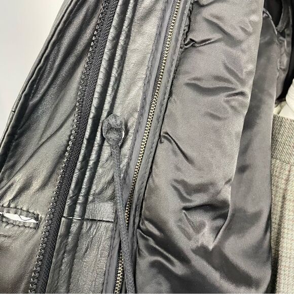 Vintage 80s Danier Long Leather Coat - Picture 10 of 16